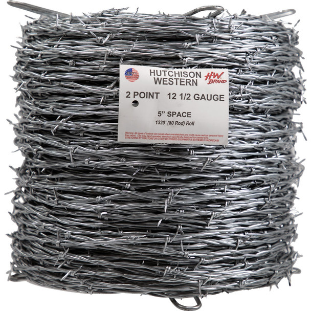 Oklahoma Steel 1320 Ft. x 12.5 Ga. 2 Pt. 5 In. Barbed Wire CM260-001-1007