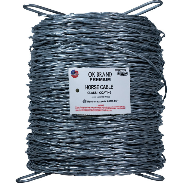 Oklahoma Steel 1320 Ft' 12.5 Ga. Barbless Wire CM260-001-1202