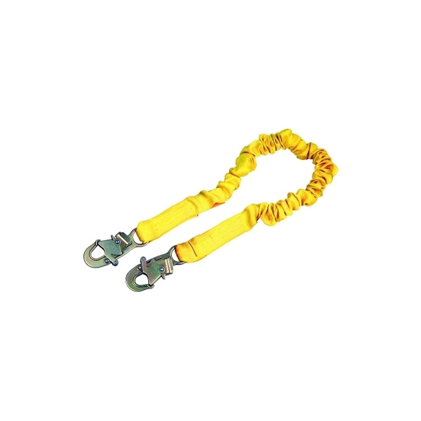 ShockWave™2 Shock Absorbing Lanyard, 6 ft, Self-Locking Snap, 1 Leg