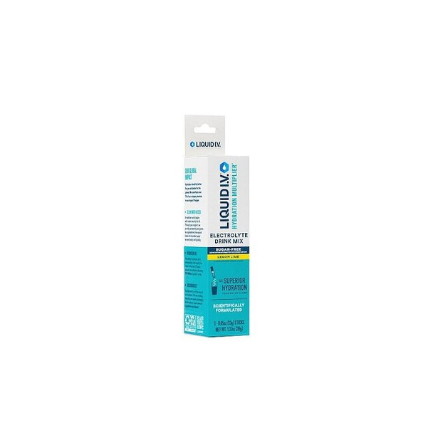 Liquid I.V. HydrationMultiplier,0.5oz,Lemon-Lime,PK3 LVM-0309