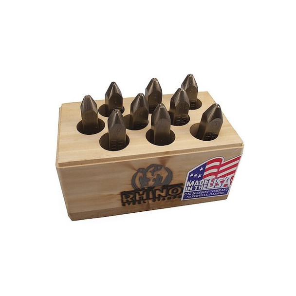 C.H. Hanson Hand Stamp Kit, Number Set 21850