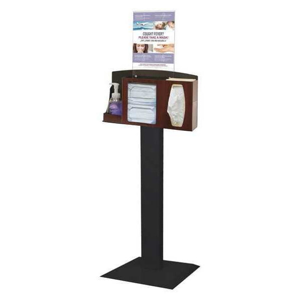 Bowman Dispensers Respiratory Hygiene Station,58-26/64" H BD111-0033