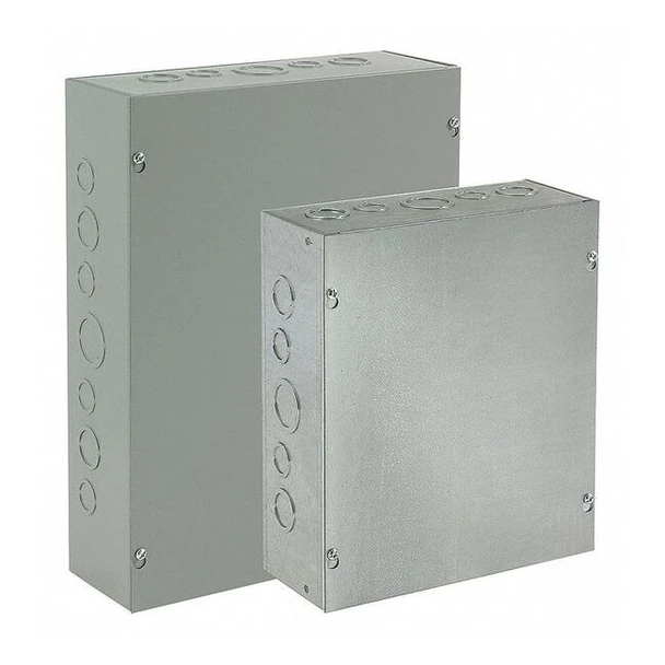 Captive Screws Electrical Enclosures, 12 in H, 4 in D, 12 in W, 1, Steel