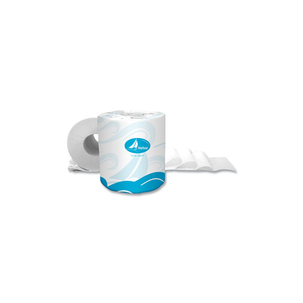 Embossed Bath Tissue, 4 in W x 4 in L per Sheet, 2-Ply, 550 Sheets/RL, 80 RL/CA