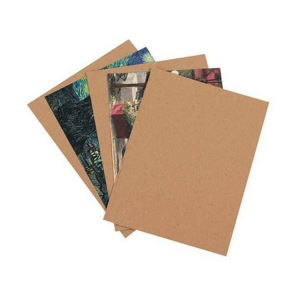 Partners Brand Chipboard Pads, 12" x 12", Kraft, PK625 CP1212