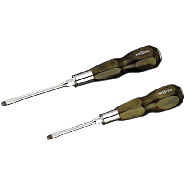 Screwdriver Wood Handle Slotted   8 mm/1.2 mm ND3M-08