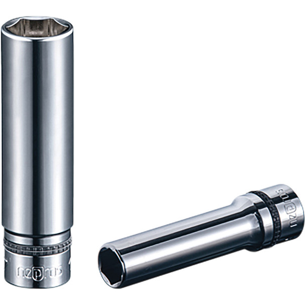 Socket 1/2" Drive Metric Deep 6 pt 18mm NB4L-18