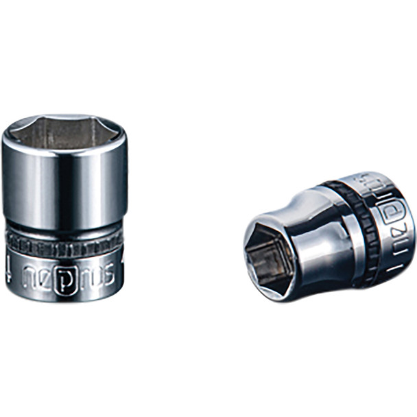 Socket 3/8" Drive Metric Standard 6 pt 23mm NB3-23