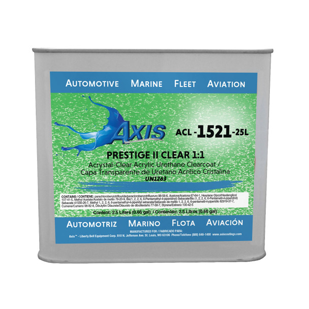 LOW VOC 1:1 CLEAR 2.5L ACL1521-25L