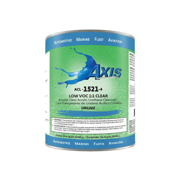 LOW VOC 1:1 CLEAR QT. ACL1521-4