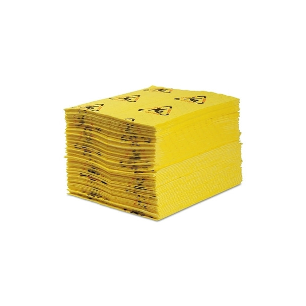 SPC High Visibility Safety & Chemical Absorbent Mat, Abs 38 gal, 15 in x 19 in