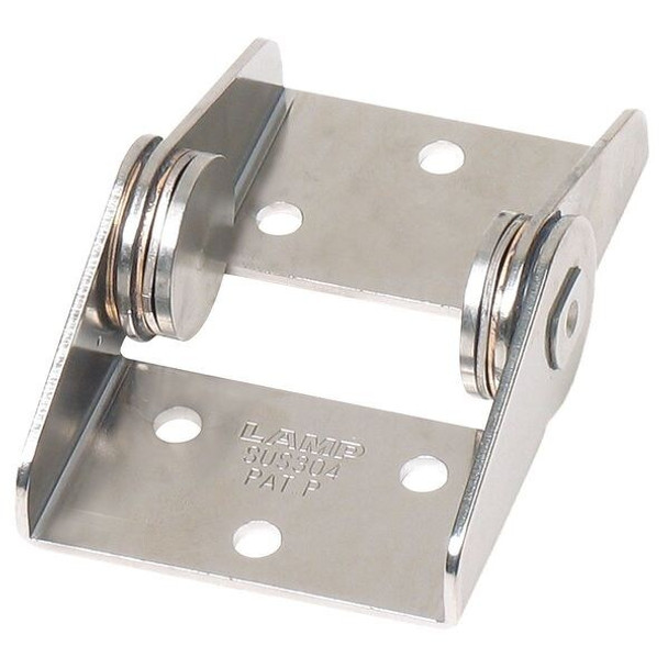 Torque Hinge, 430 Stainless Steel, 63/64 in Leaf W x 2 1/8 in Leaf H
