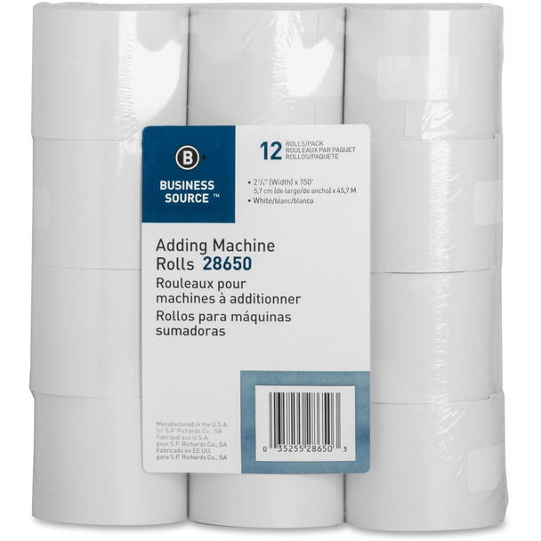 Business Source  Receipt Paper 28650