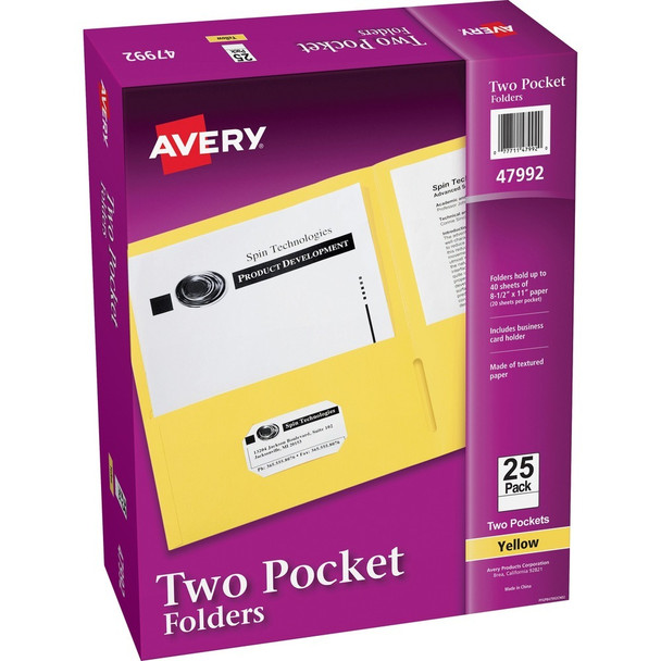 Avery&reg;  Pocket Folder 47992