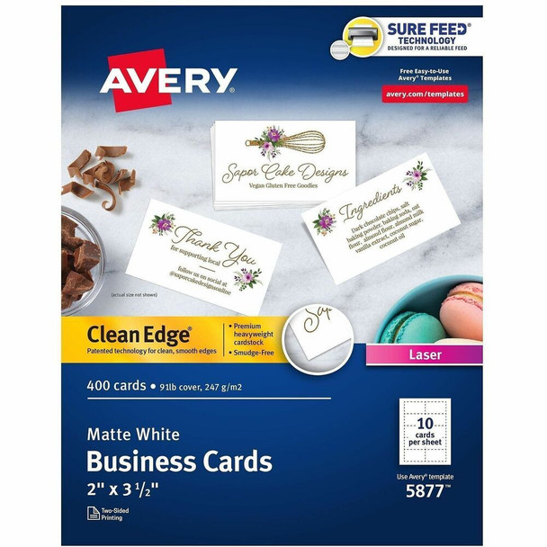 Avery&reg; Clean Edge Business Card 5877