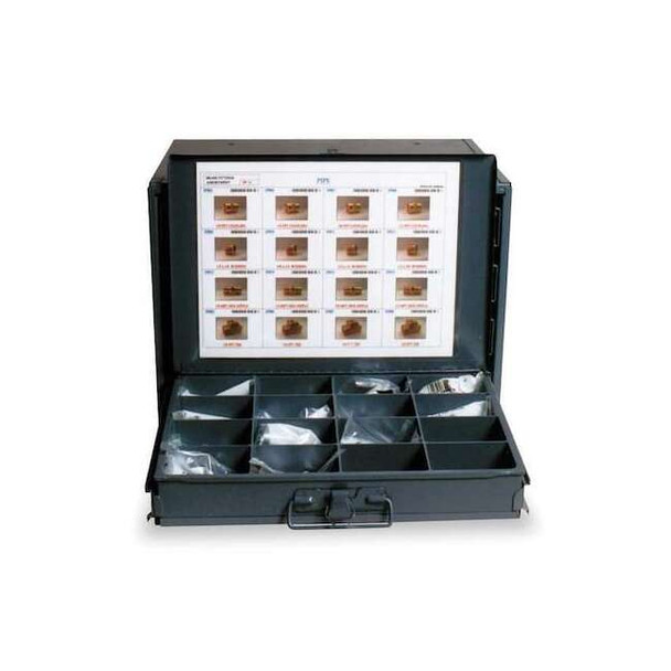 Aignep Usa Tube Fitting Kit, Push-Fit, 1/4 in Tube OD, Brass 88970-03