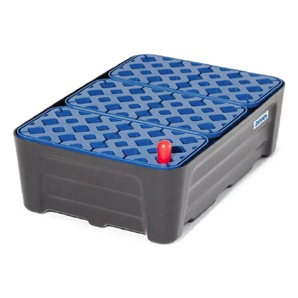 Denios Spill Tray,Polyethylene,7 1/10" H K32-1924 Denios Spill Tray,Polyethylene,7 1/10" H K32-1924