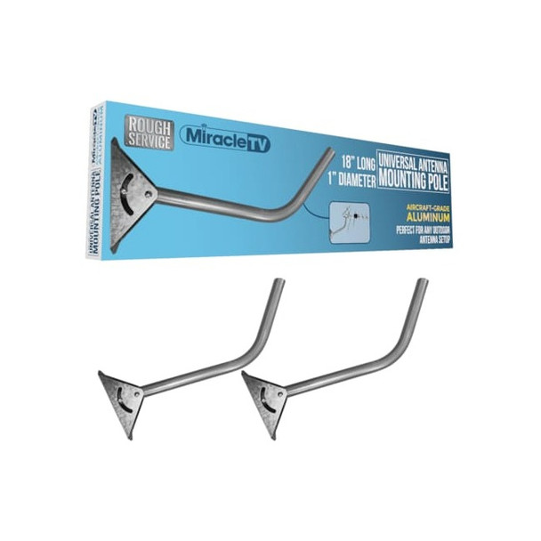 Miracle Tv Universal Outdoor Antenna Mounting, PK 2 602801