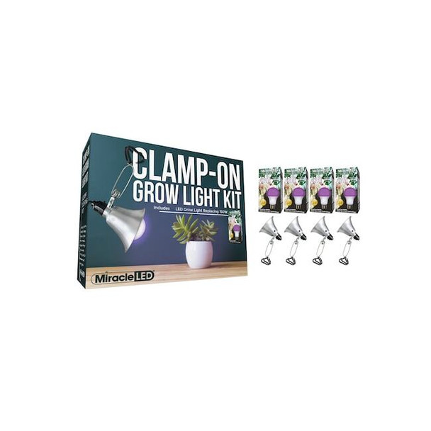 Miracle Led Ultra Grow LED Clamp-On Grow Light,PK4 601296