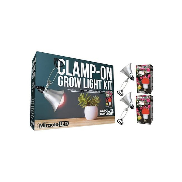 Miracle Led Absolute Daylight LED Clamp-On Grow,PK2 601301