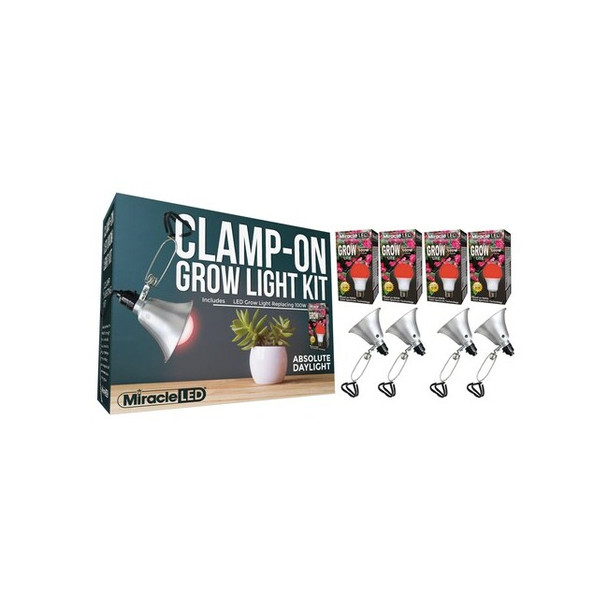 Miracle Led Absolute Daylight LED Clamp-On Grow,PK4 601302