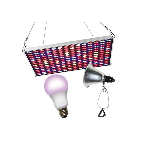 LED Grow Panel & Clamp On LED Red & Blue Spectrum Grow Light Kit