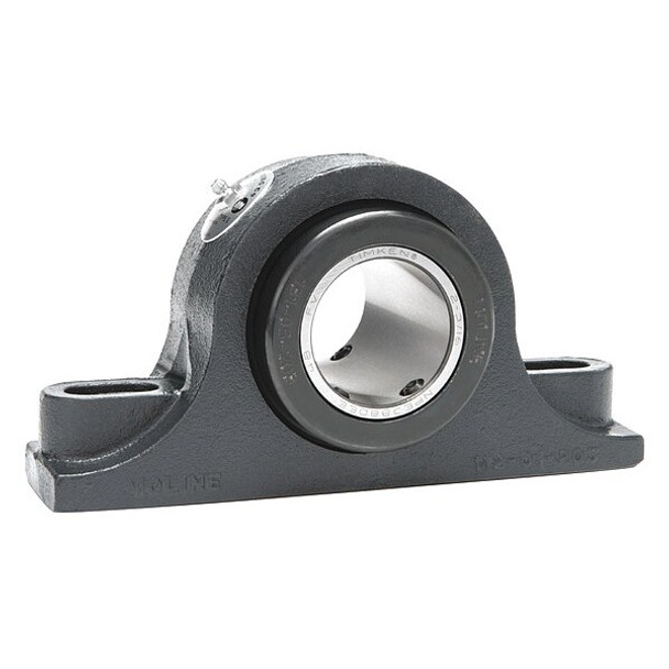 Moline Bearing Pillow Block Brg,2 7/16in Bore,Cast Iron 19321207