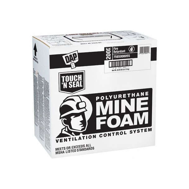 Mine Foam Kit, Gun Application Method Cylinder, Cream, 1:1 Expansion Ratio