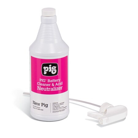 Pig Battery Acid Neutralizer,32 fl oz,PK12 CLN1002