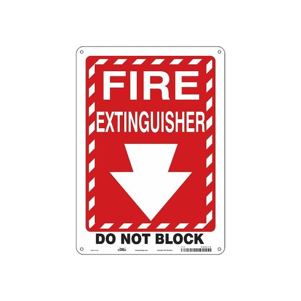 Condor Safety Sign,10" W,14" H,0.055" Thickness 469Y14