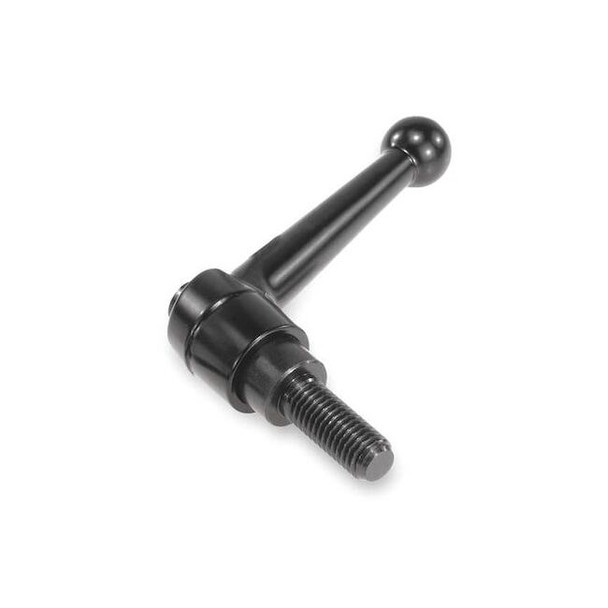 Adjustable Handle, Size: 3 M10X50 Zinc, Black Satin, Comp: Steel