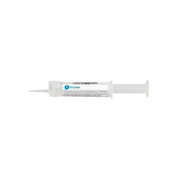 Krytox 0.5 oz., Syringe, Synthetic, White XHT-BDZ