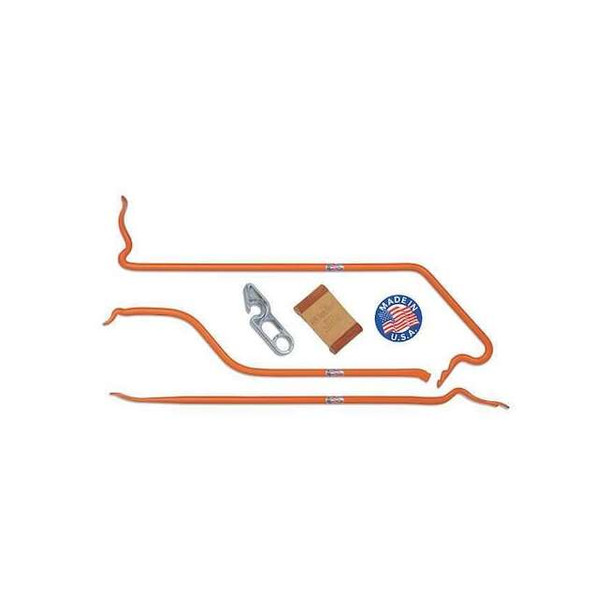 Ken-Tool Mount/Demount Set,Orange,41in.L,Steel 35459