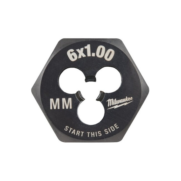 Milwaukee Tool Hex Threading Die, M6x1, Metric 49-57-5336