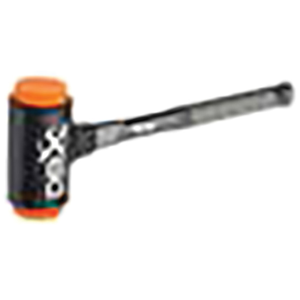 DBX 28 oz. Dead Blow Hammer with Replaceable Polyurethane Striking Faces 63628