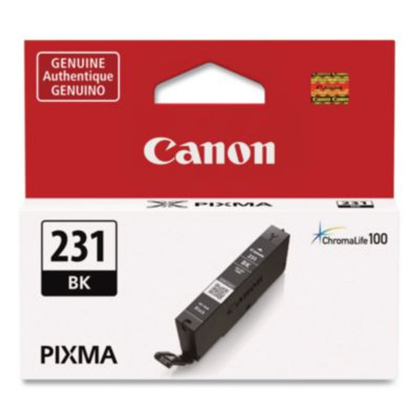 Canon® 6674C001 (CLI-231) Ink, 600 Page-Yield, Black 6674C001