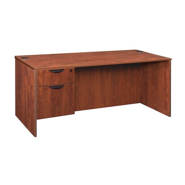 Regency Pedestal Desk Legacy 71" Single Pedestal Desk,Cherry, Cherry LSP7135CH