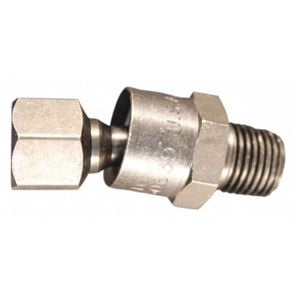Milton Swivel Hose Fitting,1/4" NPT S-659