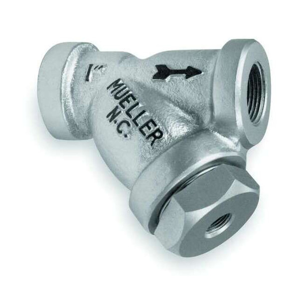 Y Strainer, 1-1/2" Pipe, FNPT x FNPT, Cast Carbon Steel