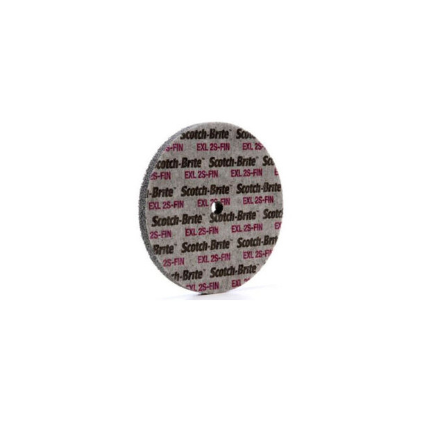 3M Scotch-Brite EXL Unitized Wheel 6"" x 1/2"" x 1/2"" Silicon Carbide 2S FIN