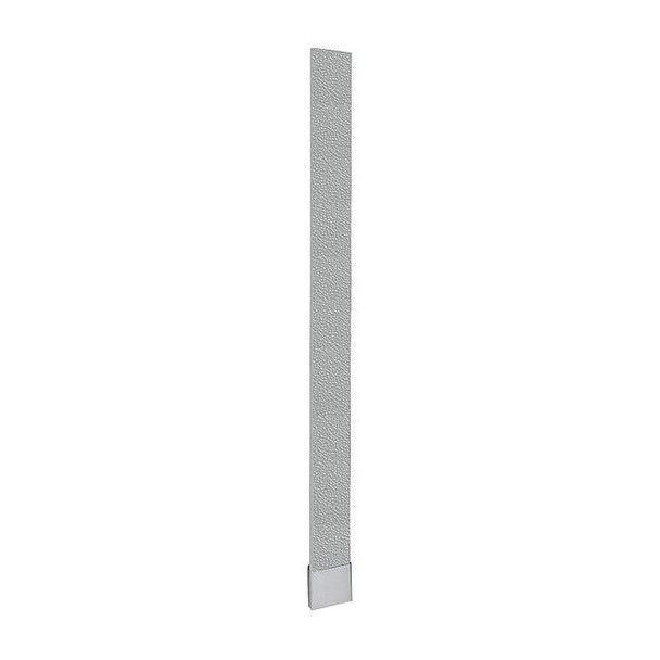 82" x 3" OHB Partition Pilaster, Polymer, Gray