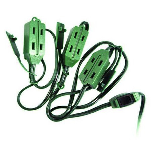 Manufacturer Varies Extension Cord,9ft,18Ga,5A,SPT-2,Grn 52NY08