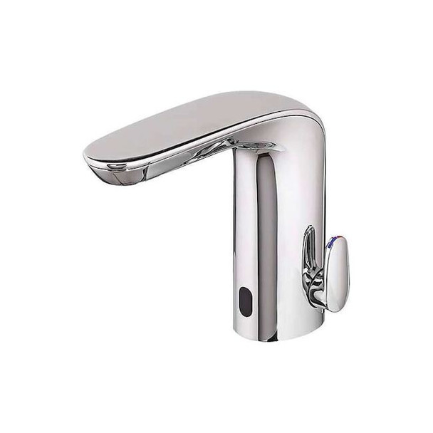 Sensor Single Hole Mount, 1 Hole Straight Spout Bathroom Faucet, Polished chrome