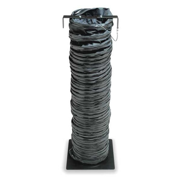 Allegro Industries Statically Conductive Duct,15 ft.,Black 9500-15EX