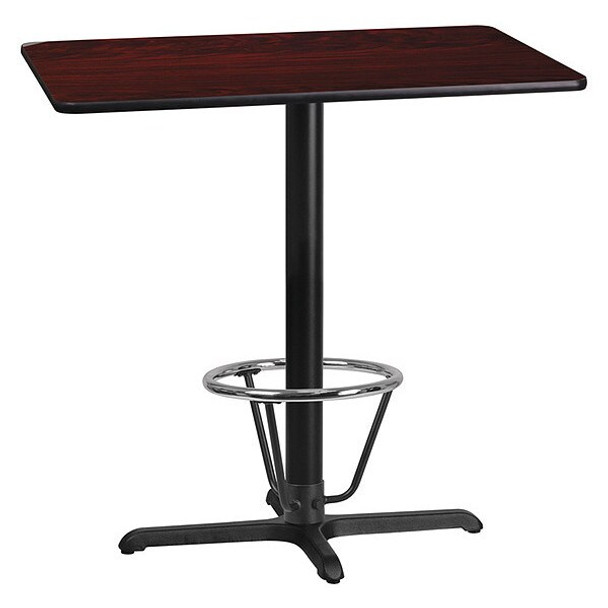 Rectangle Laminate Table, Laminate, Wood Grain