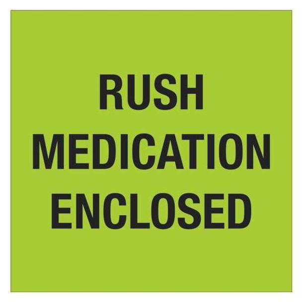 Tape Logic Label,RushMedication Enclosed DL1338