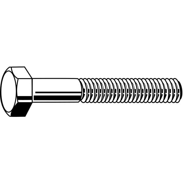 Class 10.9, M12-1.50 Hex Head Cap Screw, Black Oxide Steel, 80 mm L, 25 PK