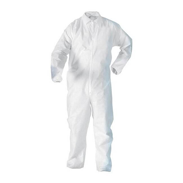 Kleenguard Coveralls,XL,Wht,KleenGuard A20,PK50 68967
