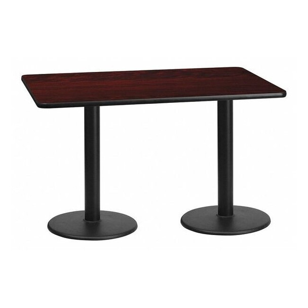 Rectangle Laminate Table, Laminate Top, Wood Grain
