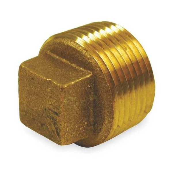 Manufacturer Varies Red Brass Cored Plug, MNPT, 1" Pipe Size 1VFR7